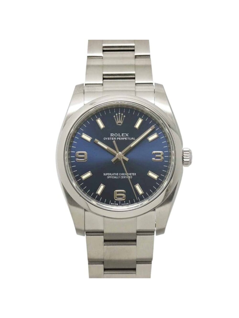 Rolex Air King Roulette Watch Blue Automatic Winding